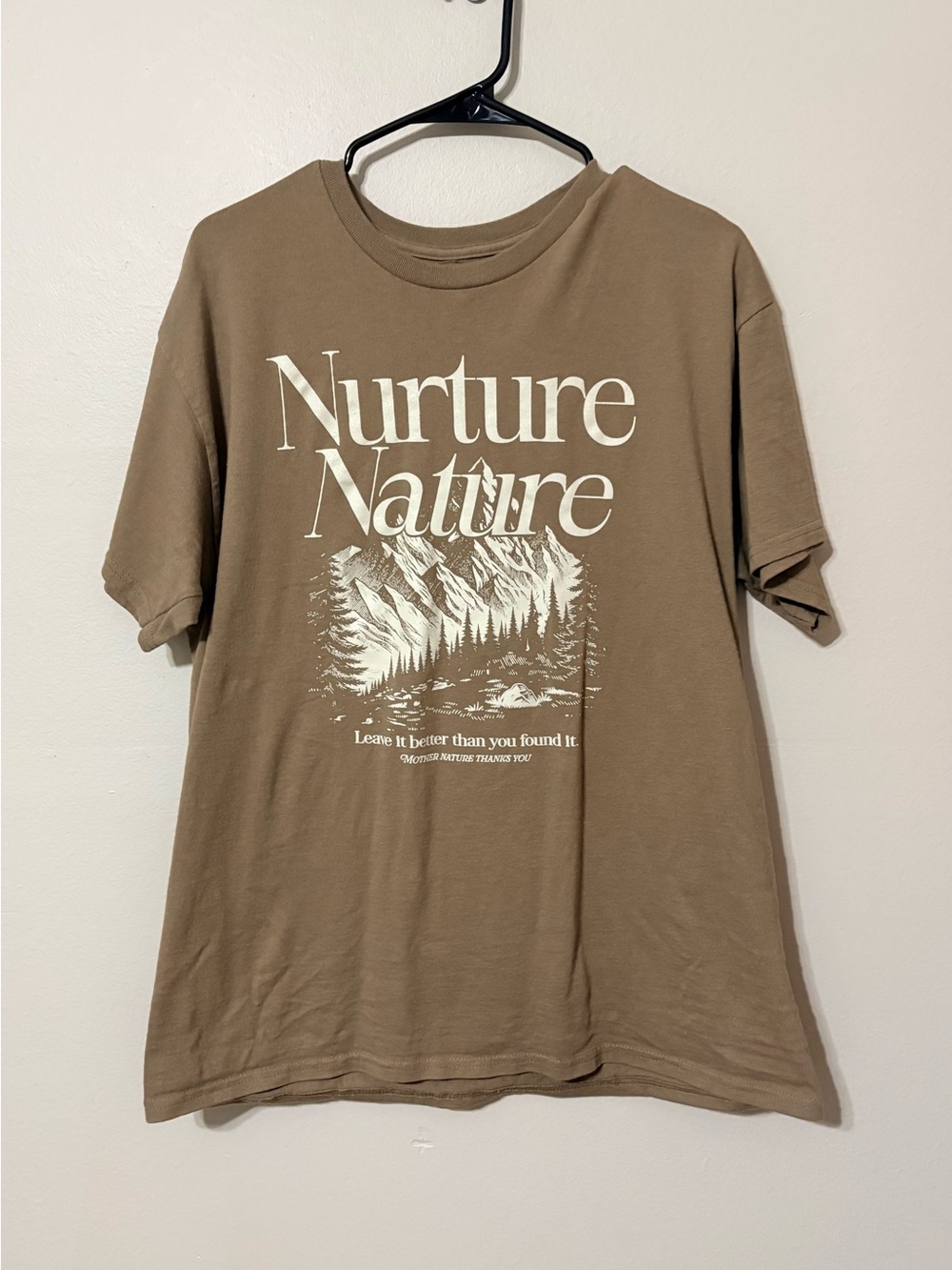 Nurture Nature Graphic Tee - Brown